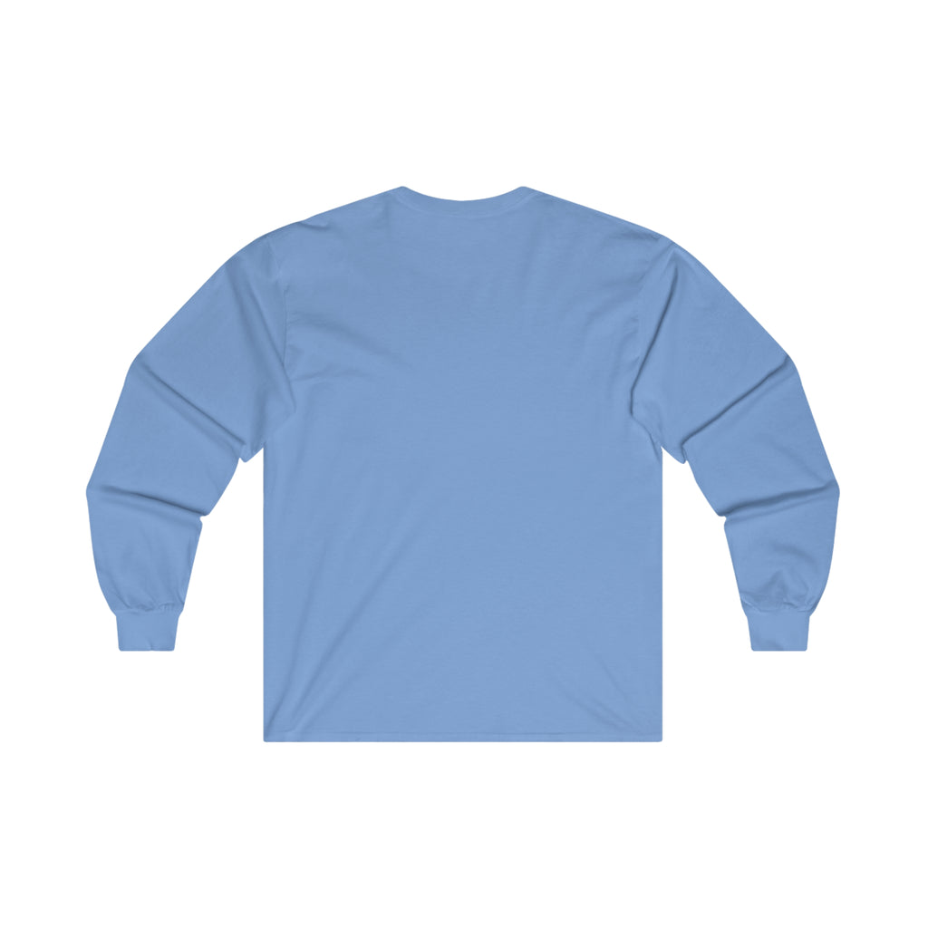 Lift Heavy Shit - Unisex Ultra Cotton Long Sleeve Tee - White Print on Front