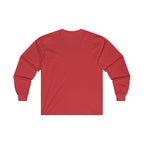 Lift Heavy Shit - Unisex Ultra Cotton Long Sleeve Tee - White Print on Front