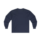 Lift Heavy Shit - Unisex Ultra Cotton Long Sleeve Tee - White Print on Front