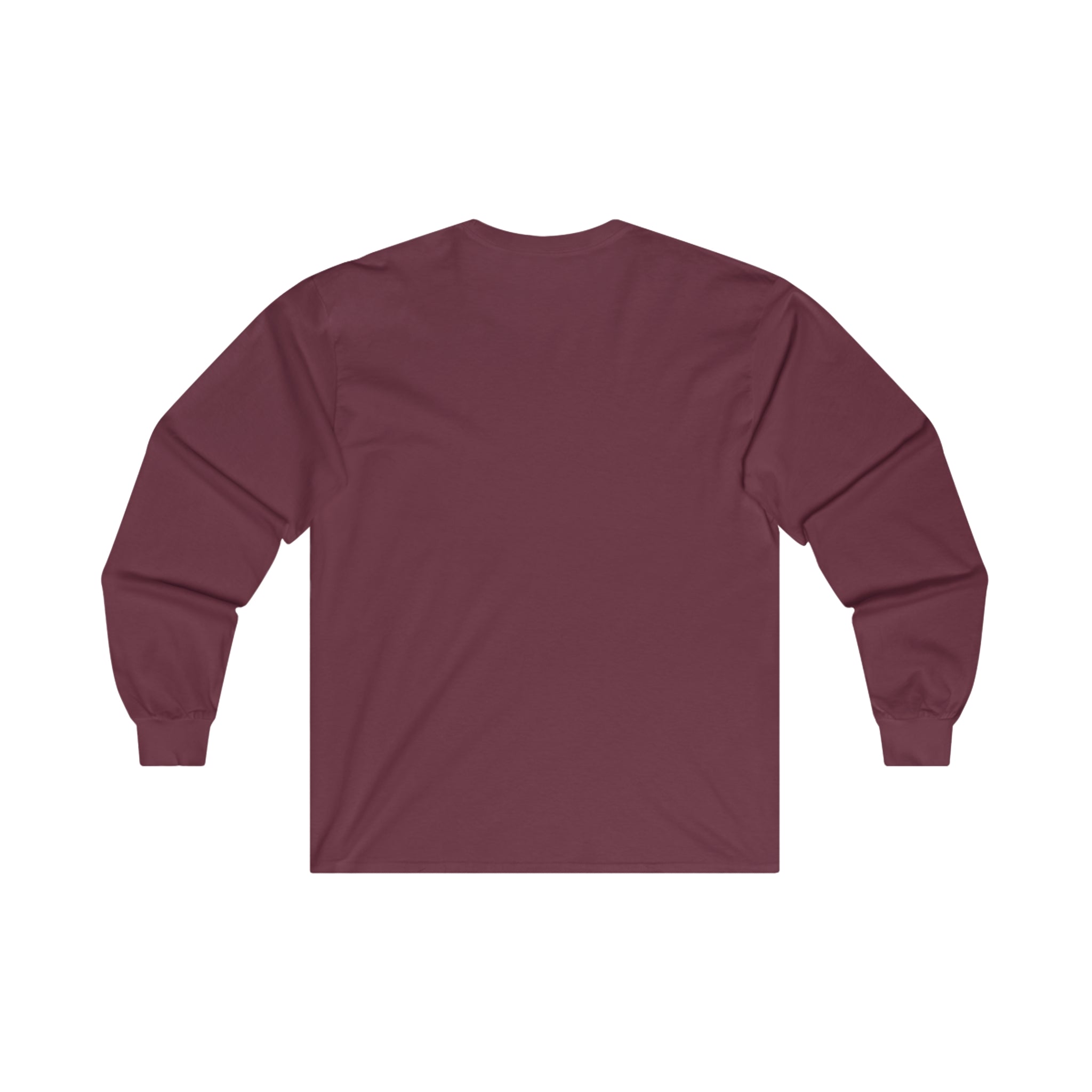Lift Heavy Shit - Unisex Ultra Cotton Long Sleeve Tee - White Print on Front