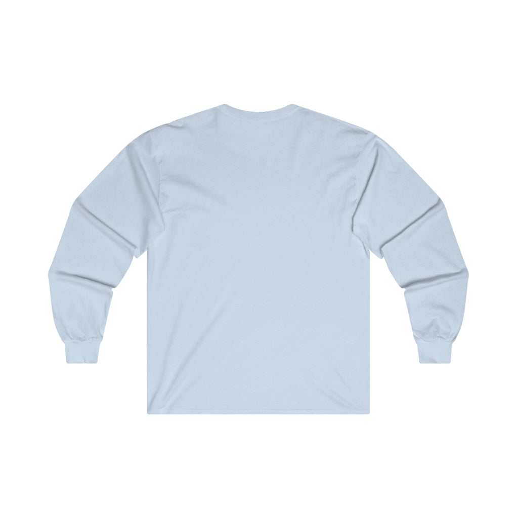 Lift Heavy Shit - Unisex Ultra Cotton Long Sleeve Tee - White Print on Front