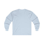 Lift Heavy Shit - Unisex Ultra Cotton Long Sleeve Tee - White Print on Front
