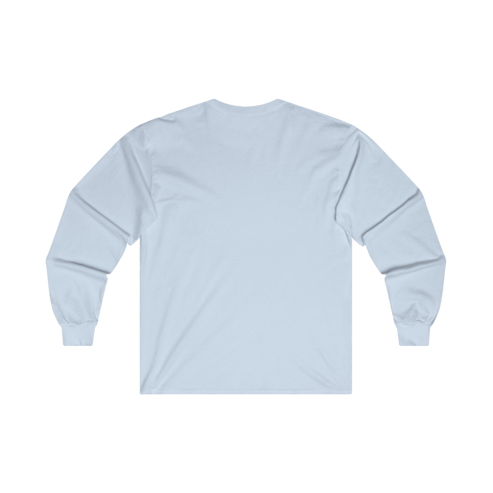 Lift Heavy Shit - Unisex Ultra Cotton Long Sleeve Tee - White Print on Front