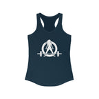 Kick Your Ass – Women’s Racerback Tank | Classic White Logo