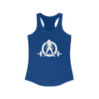 Kick Your Ass – Women’s Racerback Tank | Classic White Logo