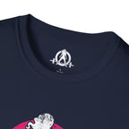 WWLW Unisex Softstyle T-Shirt - Color Distressed Logo - Plain Back