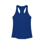 I Could Deadlift You - Women's Ideal Racerback Tank - White Logo - Plain Back