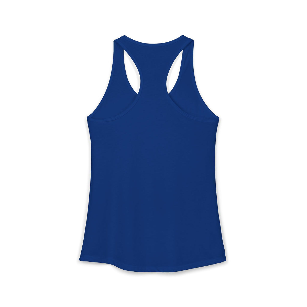 I Could Deadlift You - Women's Ideal Racerback Tank - White Logo - Plain Back