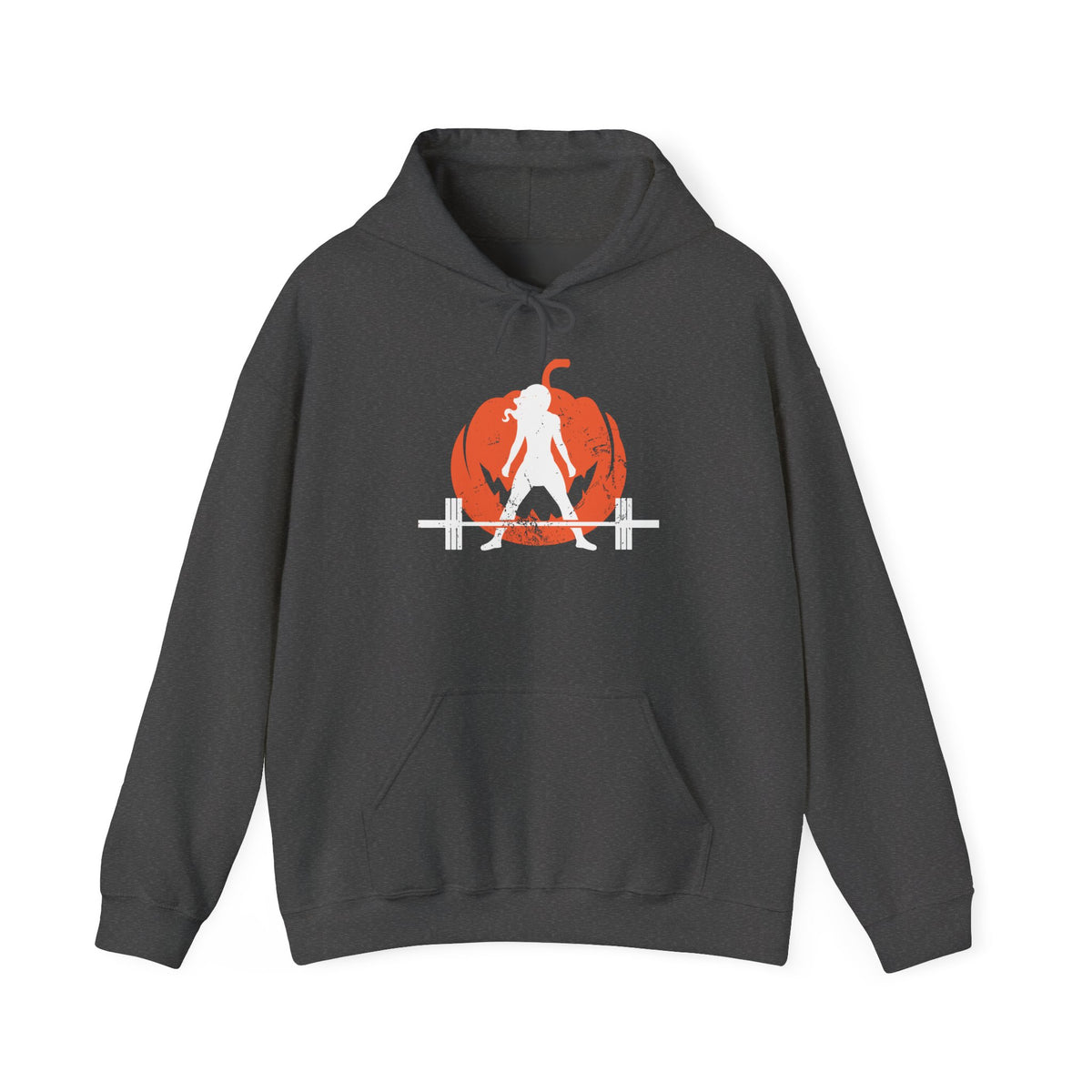 Halloween Pumpkin - Unisex Heavy Blend Hooded Sweatshirt - Dark Logo