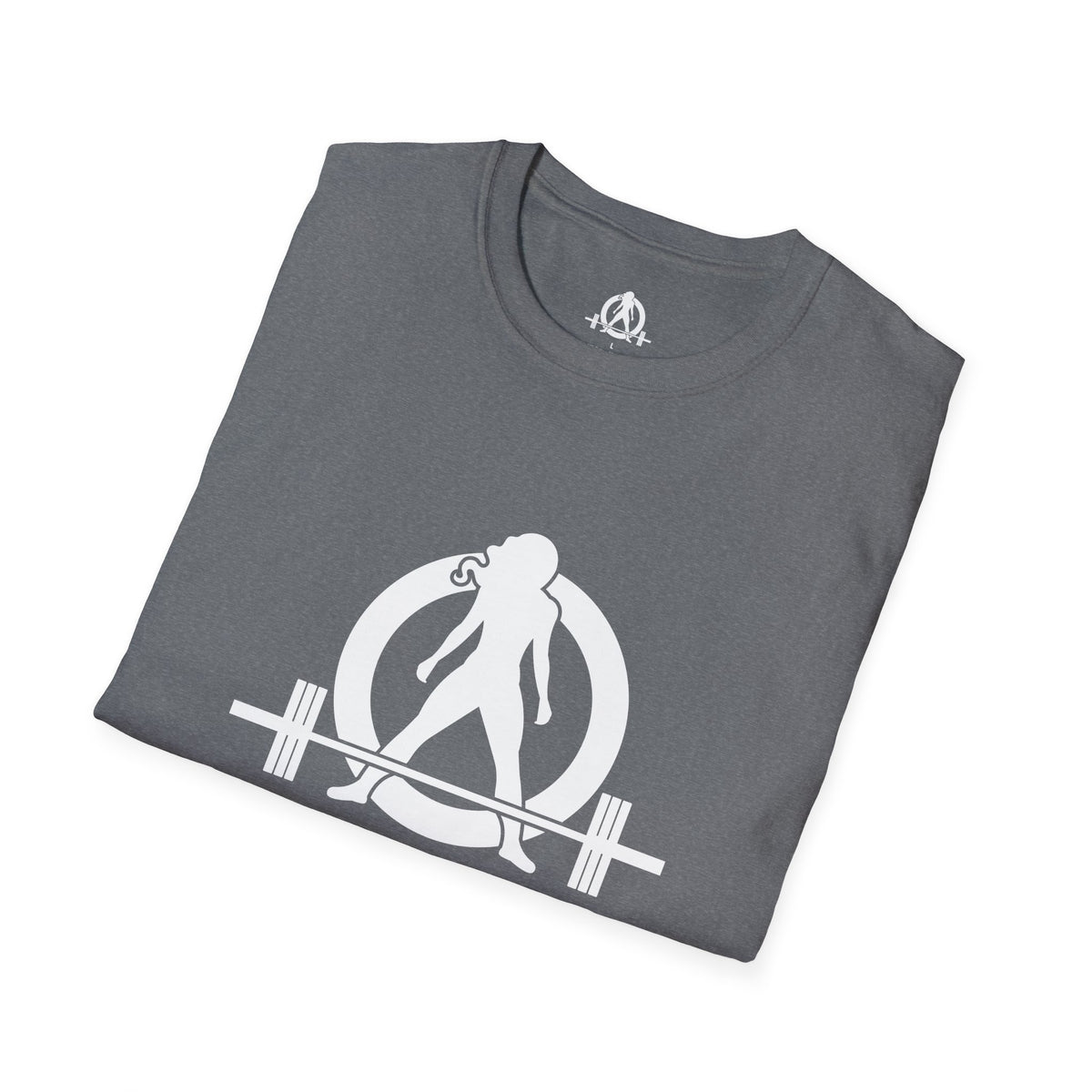 STRONG NOT SKINNY - Unisex Soft-style Tee - White Front & Back Logo