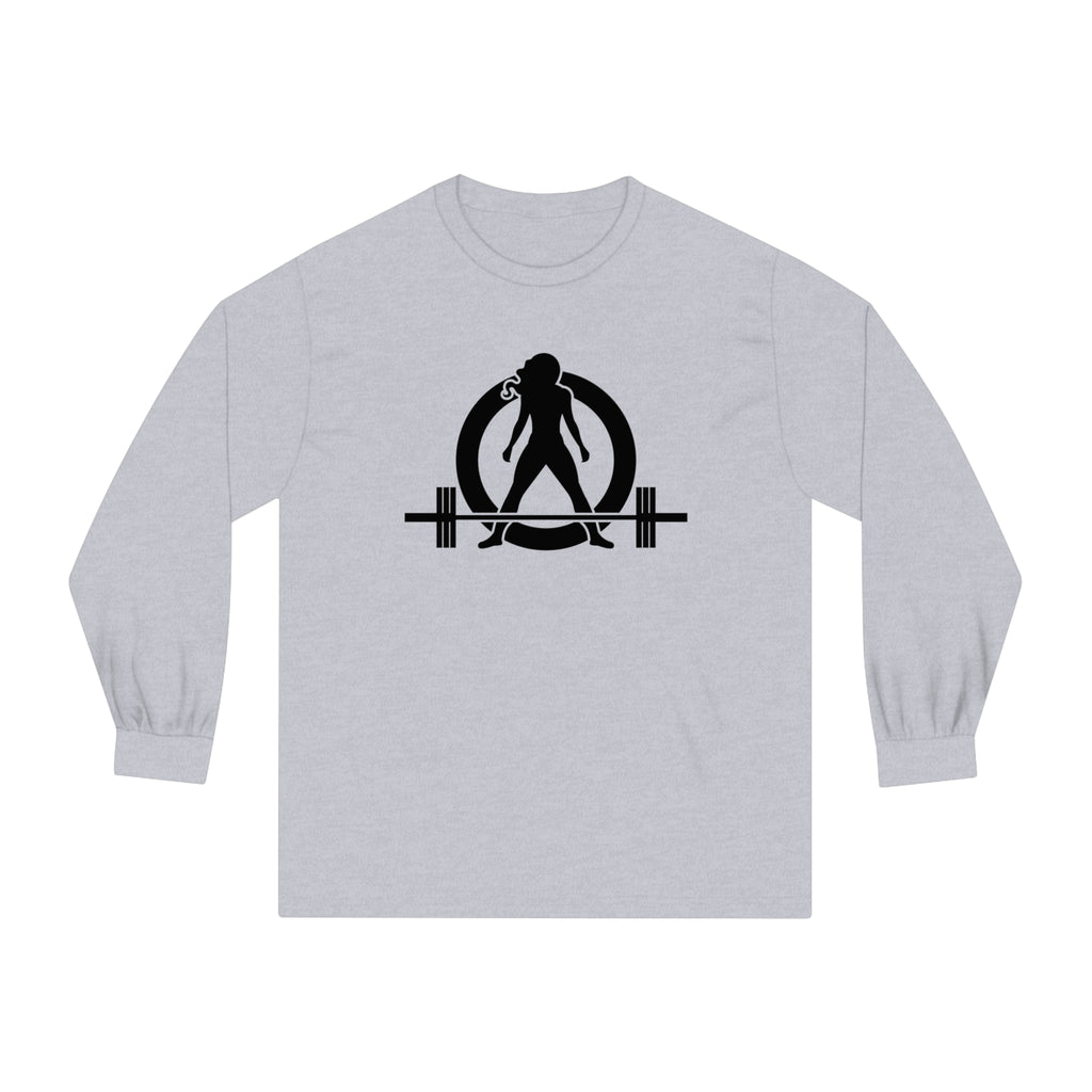 25 + 25 = 70 - Unisex Classic Long Sleeve T-Shirt - Black Print on Front & Back