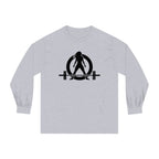 25 + 25 = 70 - Unisex Classic Long Sleeve T-Shirt - Black Print on Front & Back