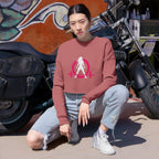 Women's Cropped Sweatshirt - Classic Logo - Plain Back