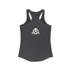 Built Different - Women's Ideal Racerback Tank - White Logo