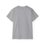 Lift Heavy Shit - Unisex Ultra Cotton Tee - Front White Logo - Plain Back
