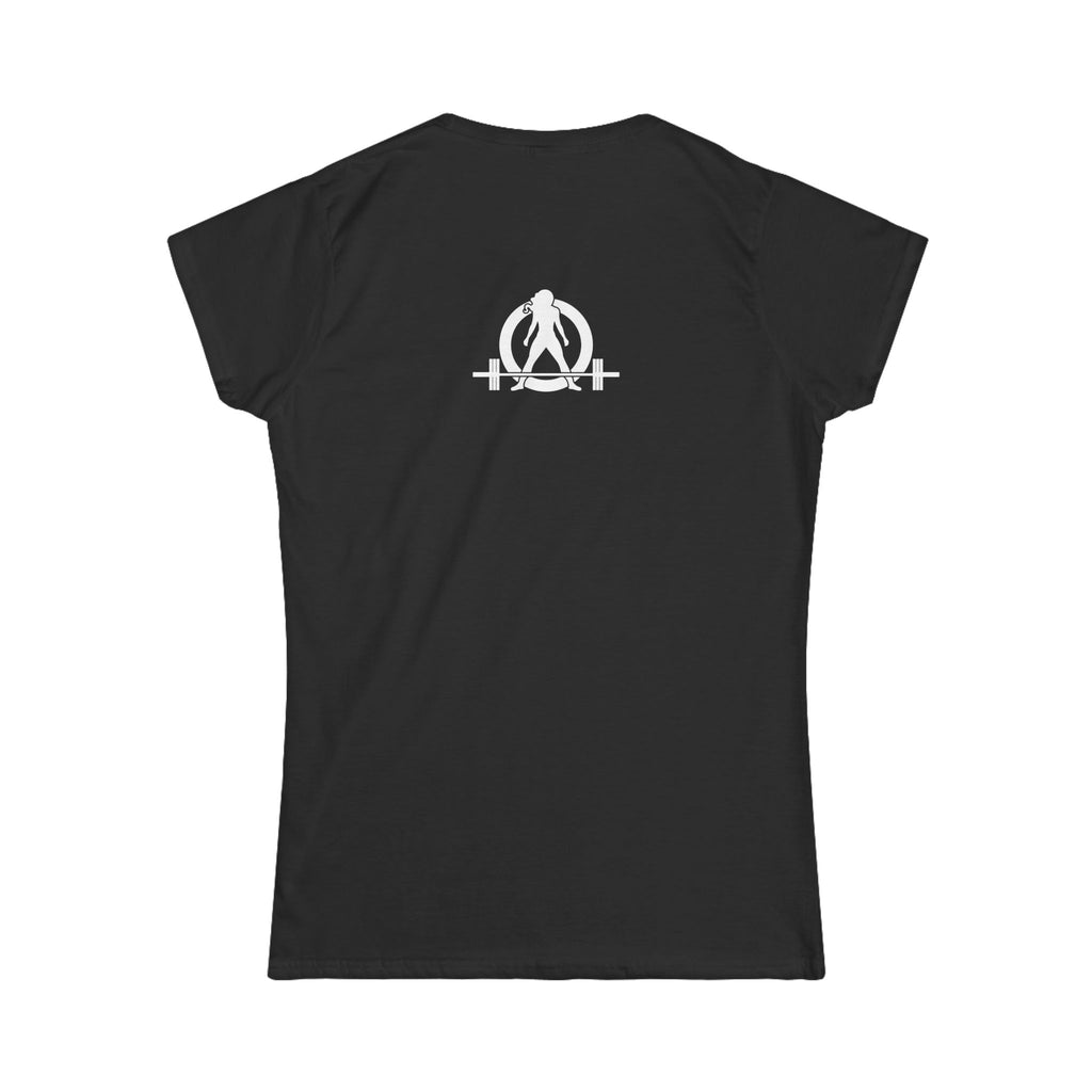 Strong Not Skinny – Women’s Softstyle Tee (Distressed Logo)