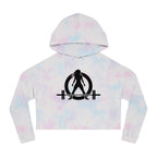 Women’s Cropped Hooded Sweatshirt - Black Classic Logo