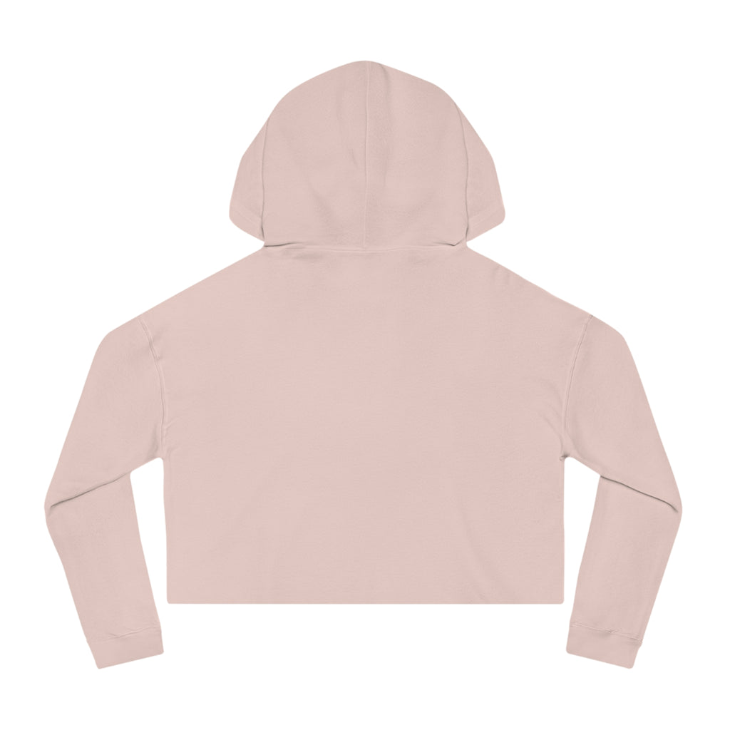 Women’s Cropped Hooded Sweatshirt - Black Classic Logo
