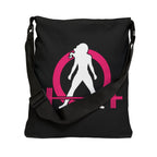 Adjustable Tote Bag (AOP) - Classic Dark Logo