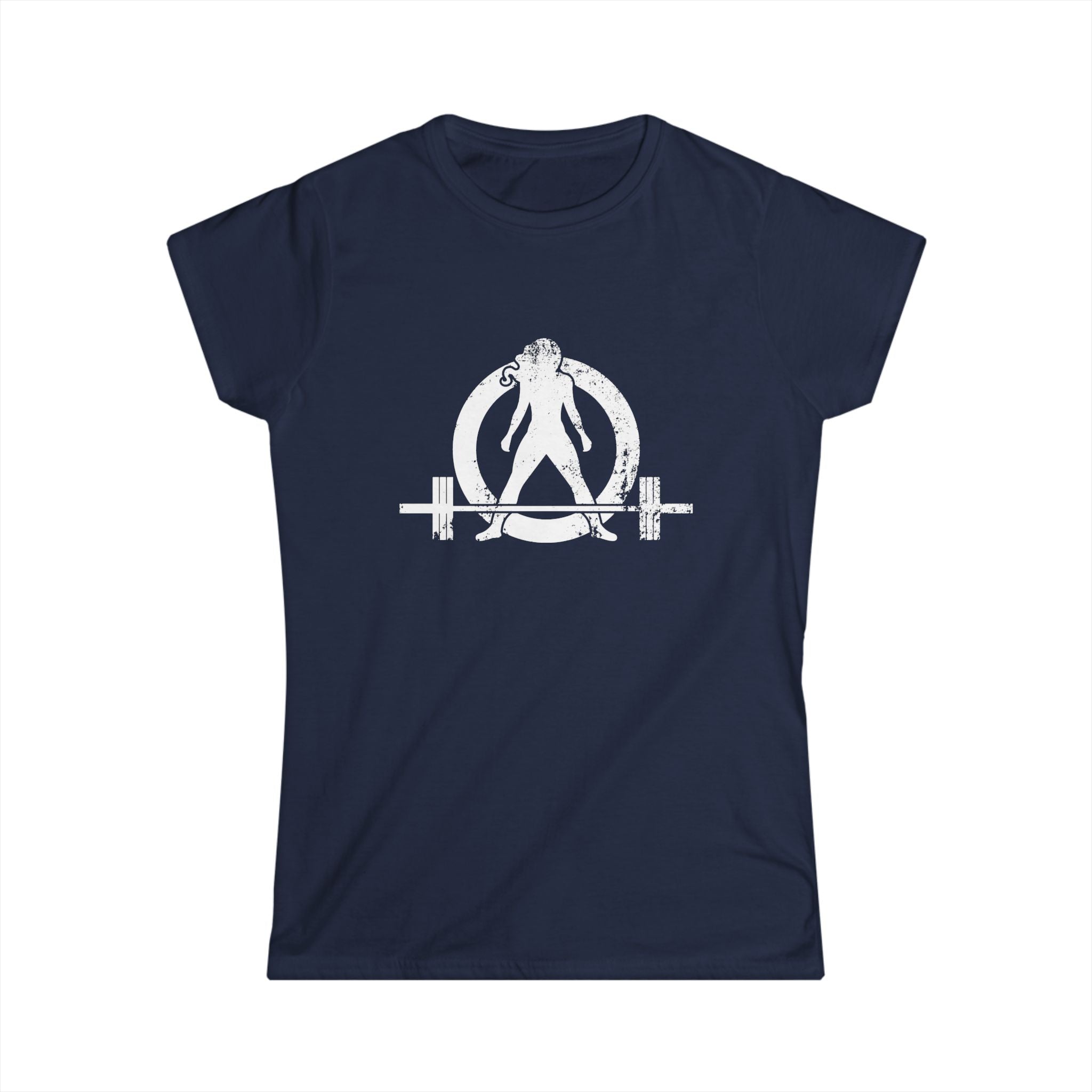 Strong Is Beautiful - Distressed White Logo - Women's Softstyle Tee (BEST SELLER)