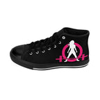 WWLW Women’s Black High-Top Sneakers (Classic Color Logo)