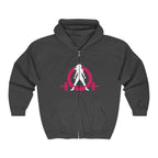 Unisex Heavy Blend™ Full Zip Hooded Sweatshirt – Classic Dark Logo 🖤