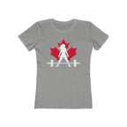 Women's The Boyfriend Tee - Canada Dark Logo - Plain Back