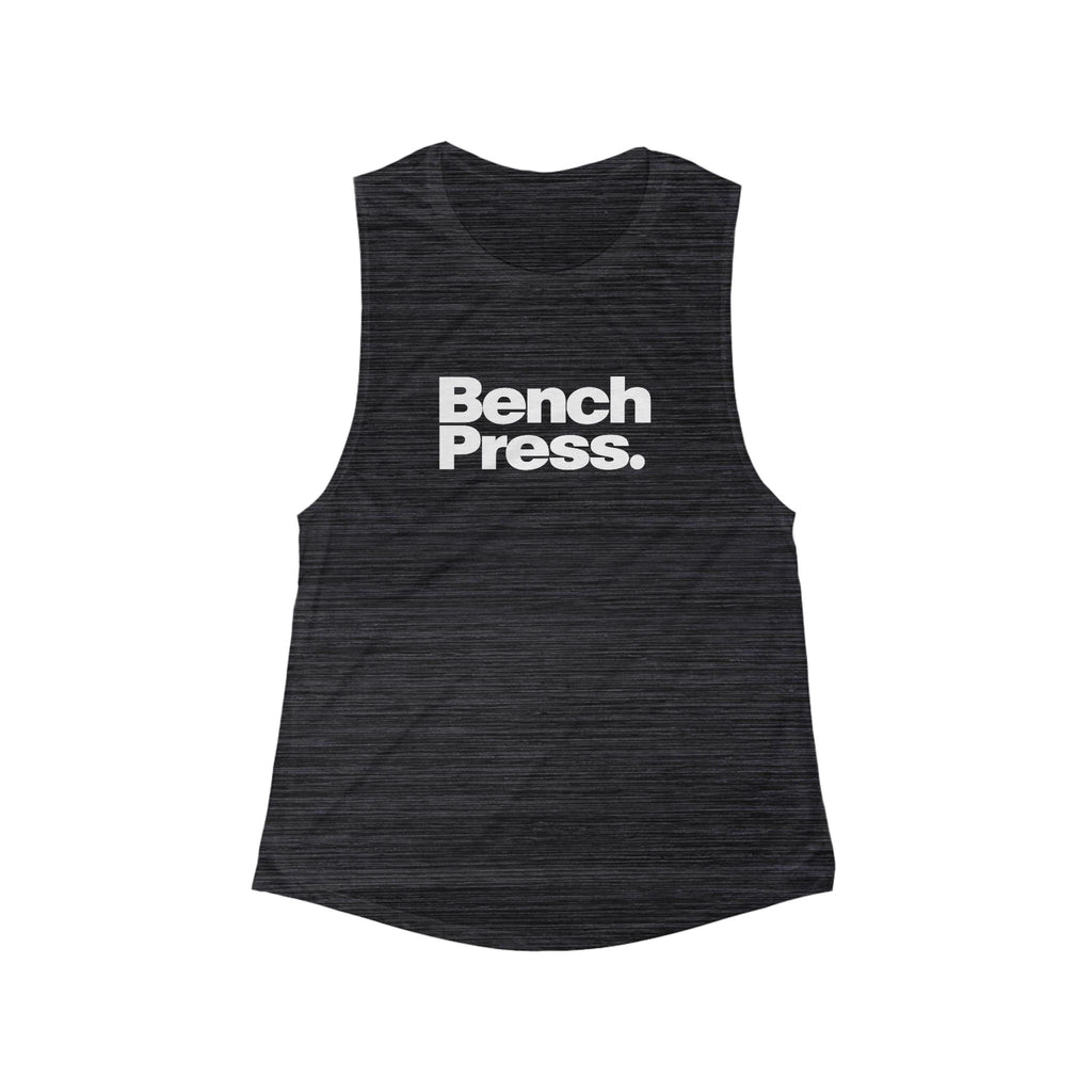 Bench Press. - Women's Flowy Scoop Muscle Tank