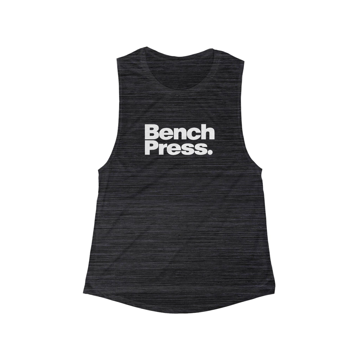 Bench Press. - Women's Flowy Scoop Muscle Tank