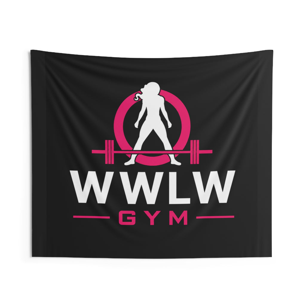 WWLW Gym Tapestry — Black