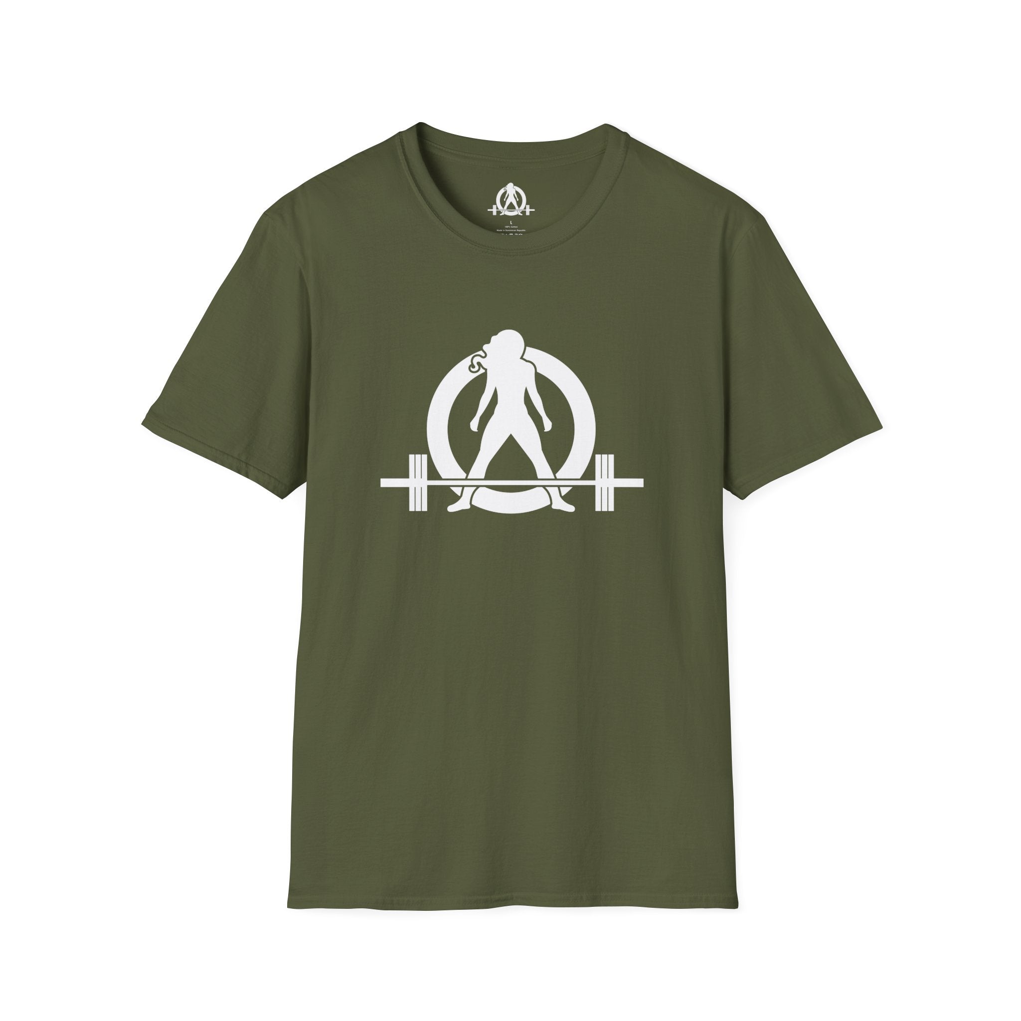 Iron Sharpens Iron - Unisex Softstyle T-Shirt - White Logo Front & Back