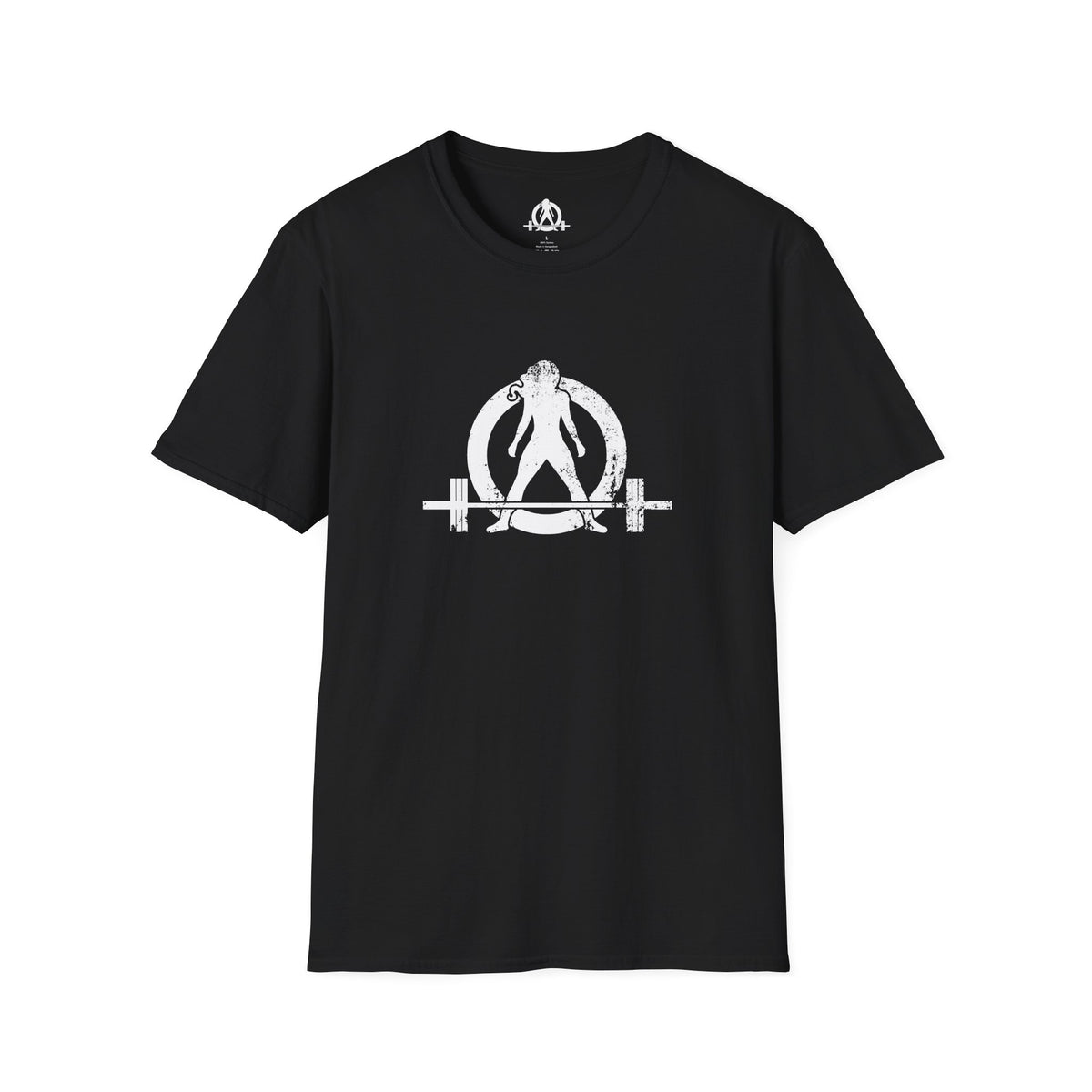 Maid of Iron - Black Unisex Softstyle Tee - WWLW Front + Maid of Iron Back