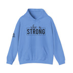 She is Strong - Unisex Heavy Blend Hooded Sweatshirt - Dark Logo