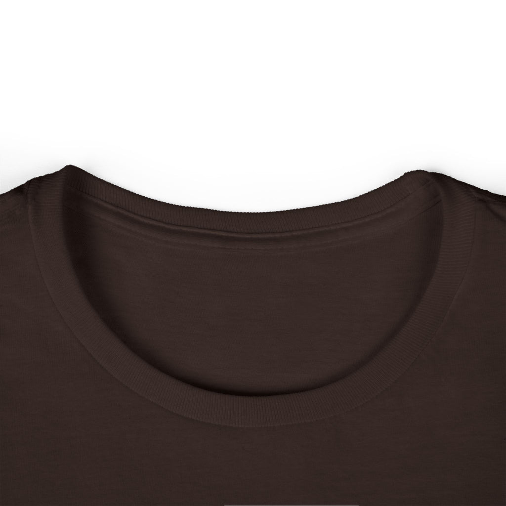 Lift Heavy Shit - Women's Softstyle Tee - White Distressed Logo on Front Plain Back