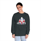 WWLW UK Logo - Unisex Long Sleeve T-Shirt - Black Logo Plain Back