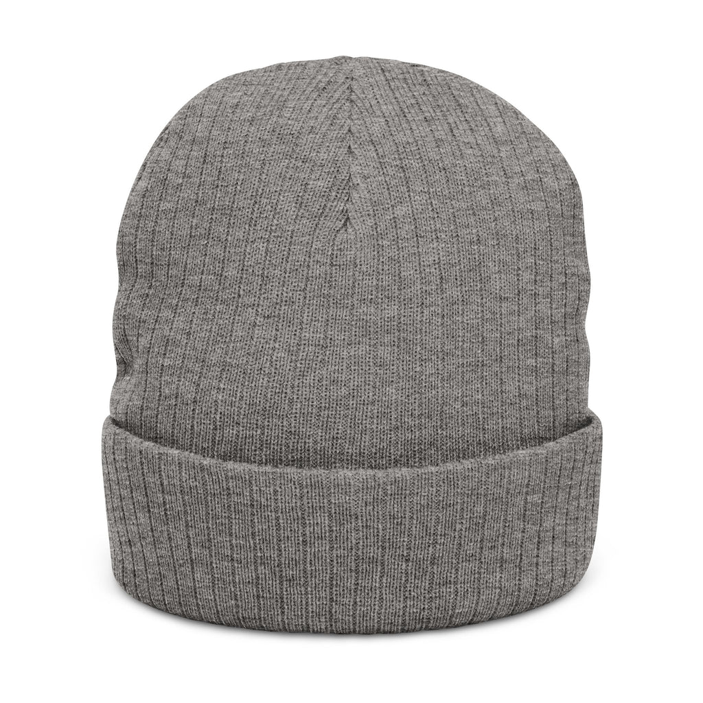 Grandma Lifts Embroidered Ribbed Knit Beanie