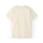 Lift Like A Girl - Unisex Ultra Cotton Tee - Front White Logo - Plain Back
