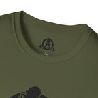 Iron Sharpens Iron - Unisex Softstyle T-Shirt - Black Logo Front & Back
