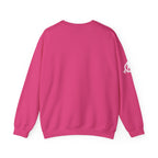 USA Barbell - Unisex Heavy Blend™ Crewneck Sweatshirt - White Logo