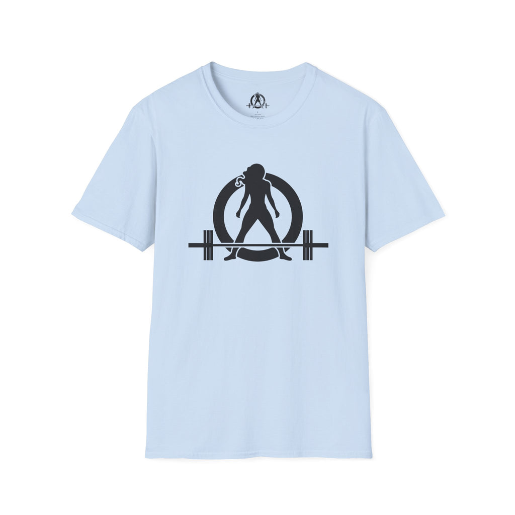 Iron Sharpens Iron - Unisex Softstyle T-Shirt - Black Logo Front & Back
