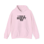 WWLW “I Could Deadlift You” Hoodie - Front Black Logo - Plain Back