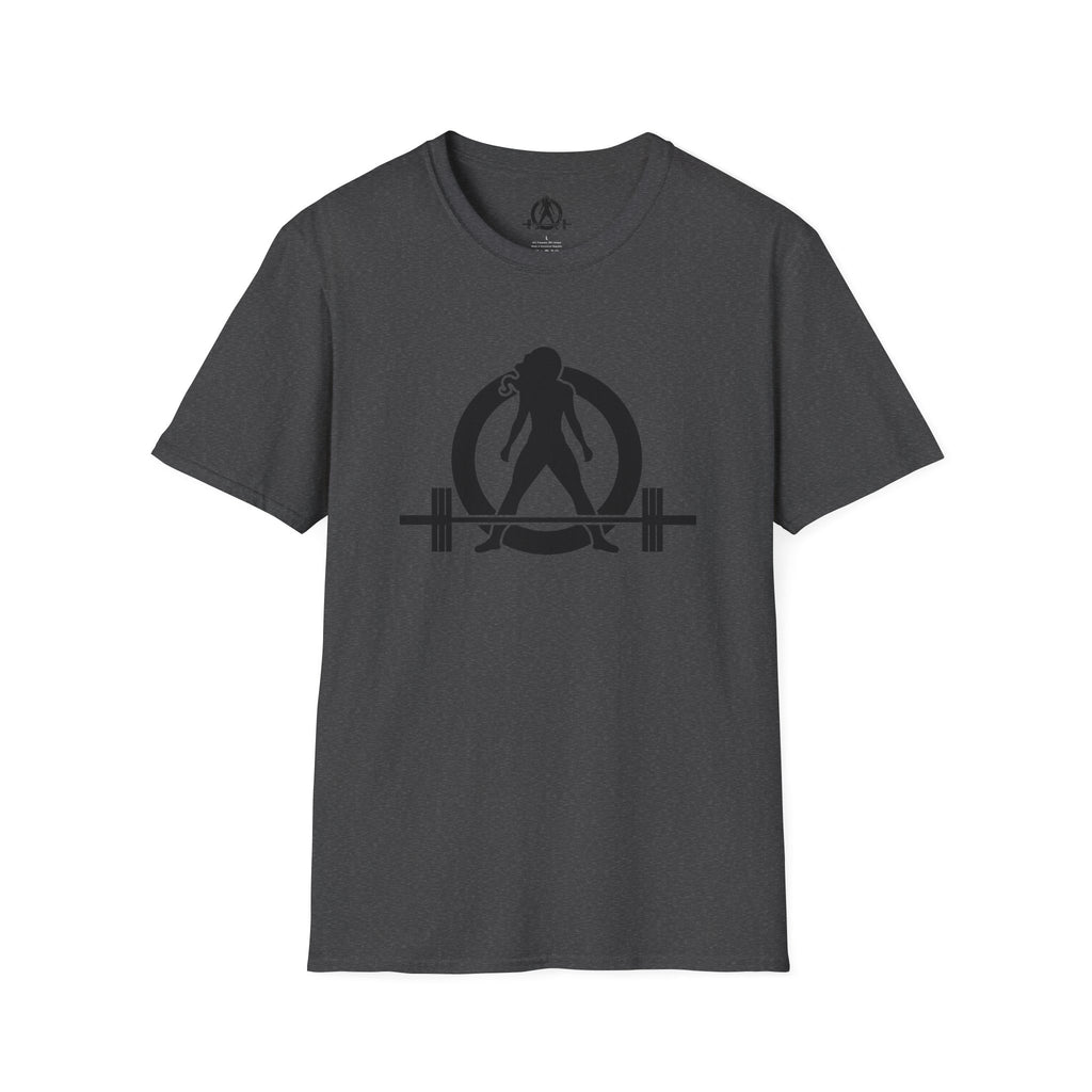 Iron Sharpens Iron - Unisex Softstyle T-Shirt - Black Logo Front & Back