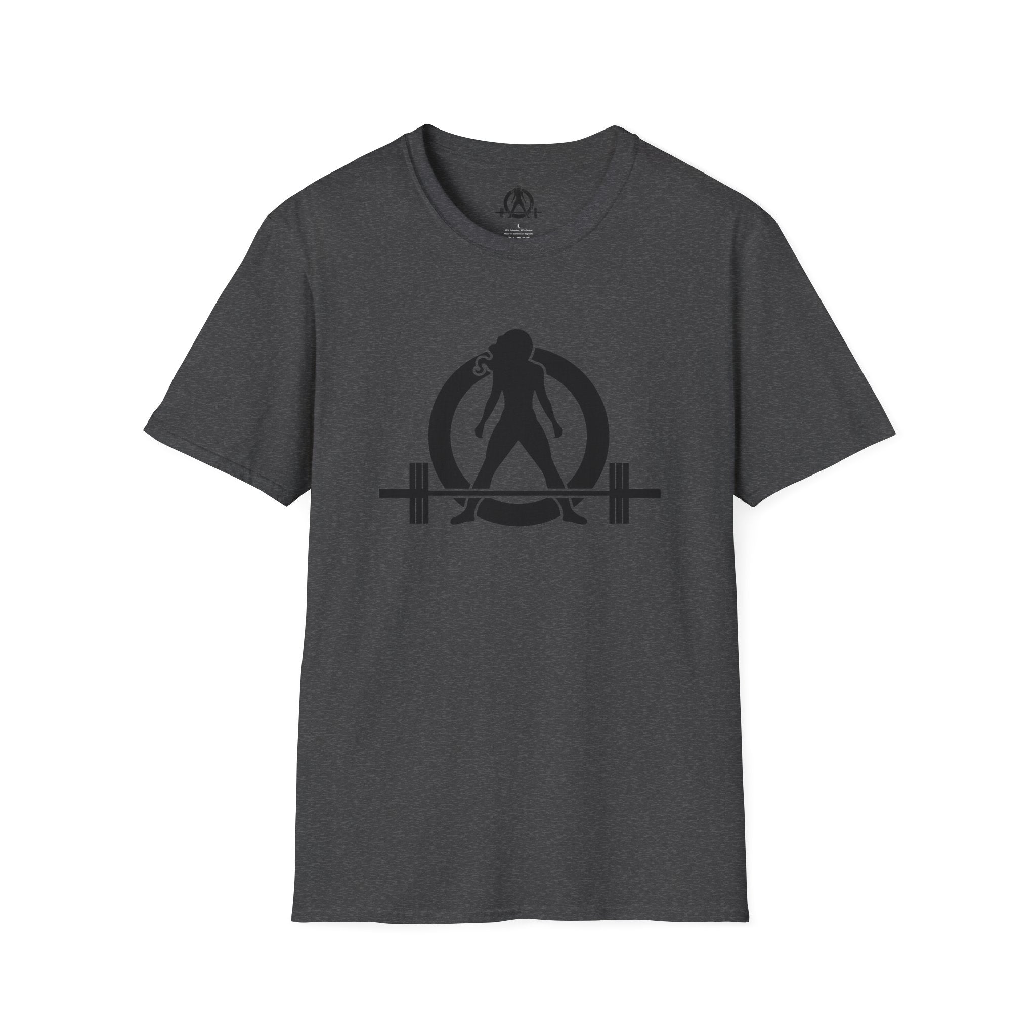 Iron Sharpens Iron - Unisex Softstyle T-Shirt - Black Logo Front & Back