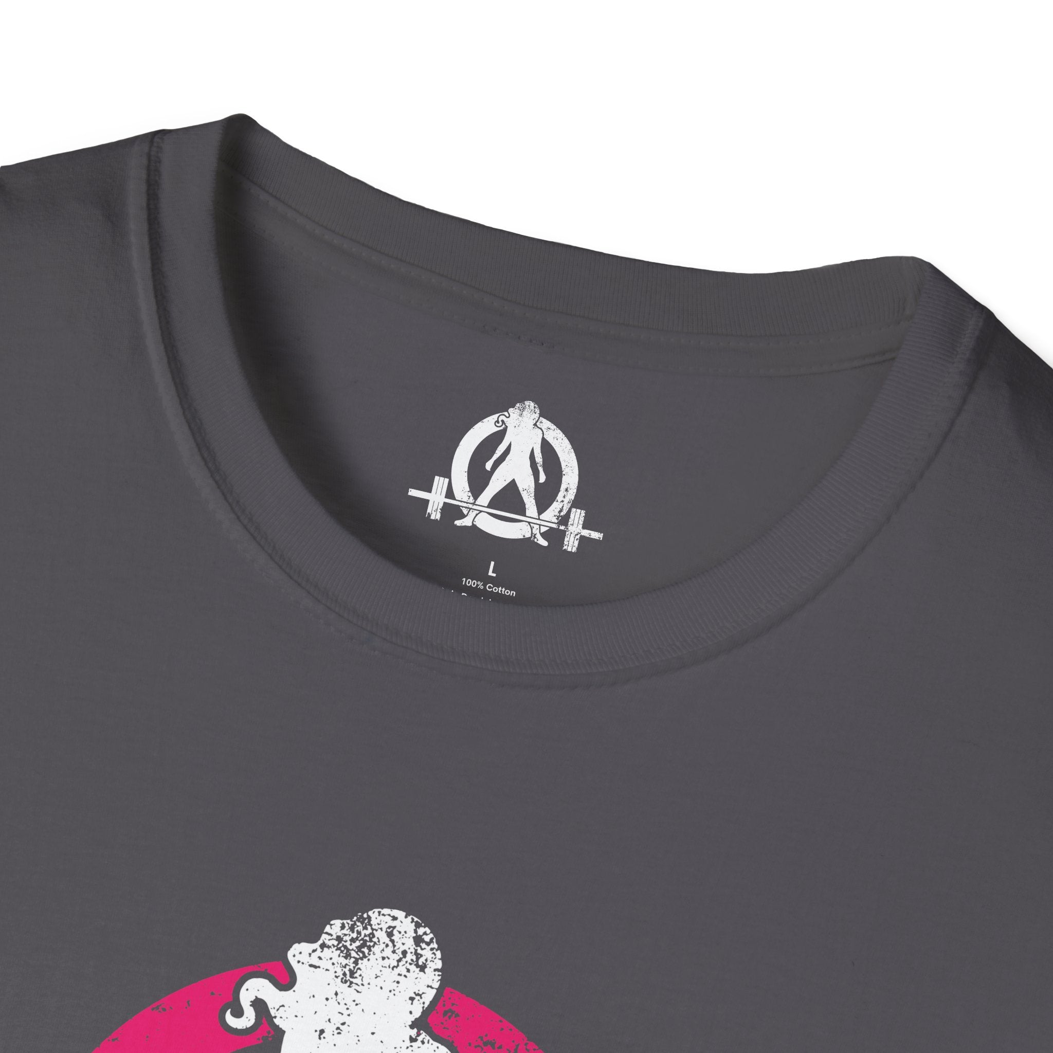Unisex Softstyle T-Shirt - Color Distressed Logo - Plain Back