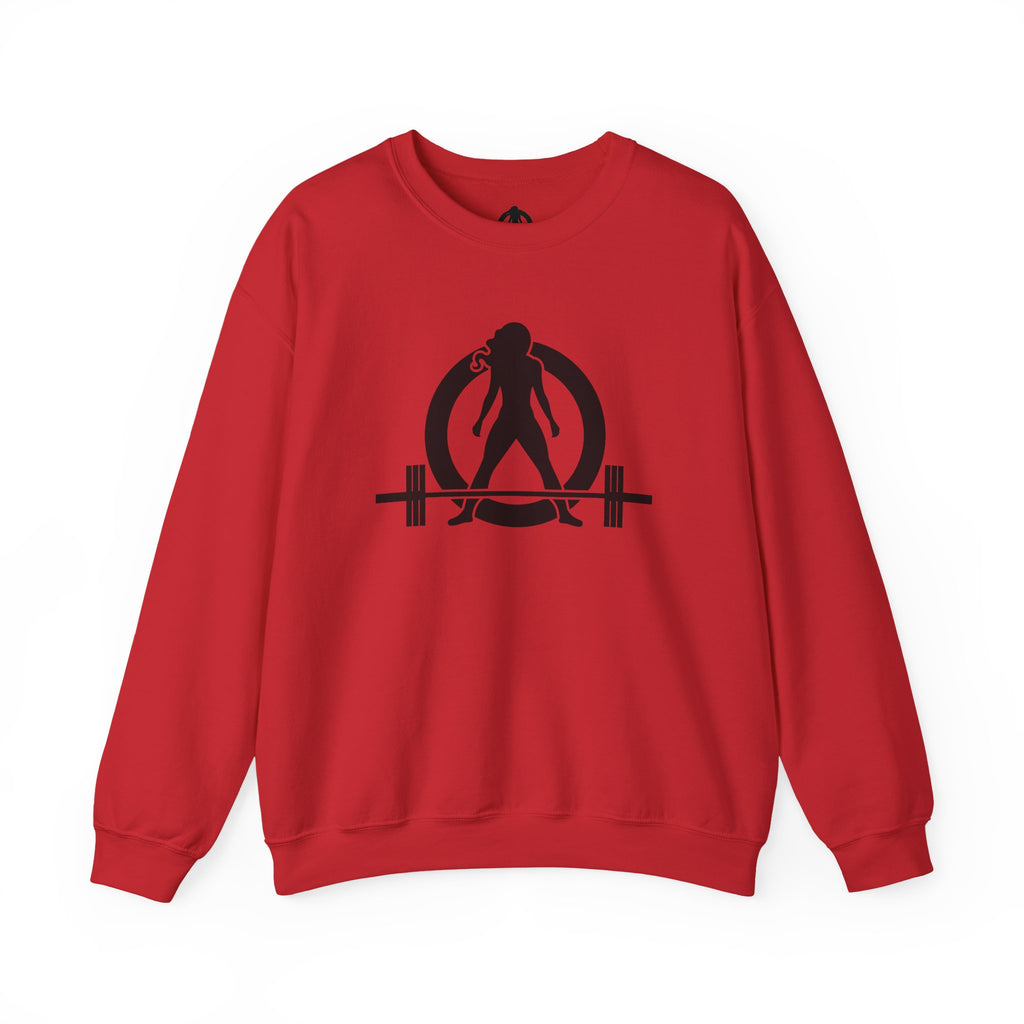 Grandma Lifts - Crewneck Sweatshirt — Front & Back Black Logo