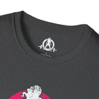 Unisex Softstyle T-Shirt - Color Distressed Logo - Plain Back