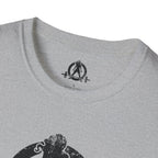 Unisex Softstyle T-Shirt - Black Distressed Logo - Plain Back (BEST SELLER)