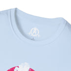 WWLW Unisex Softstyle T-Shirt - Color Distressed Logo - Plain Back