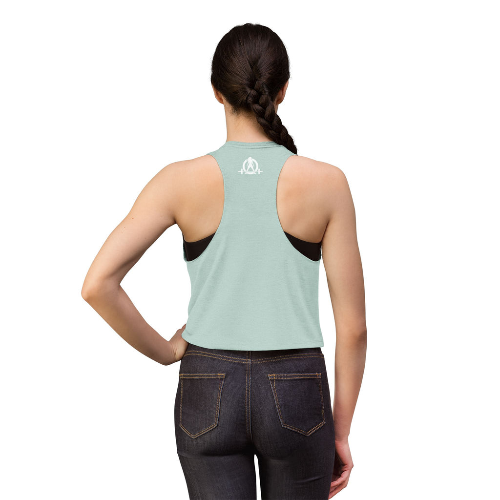 Built Different - Women's Crop Top - White Logo