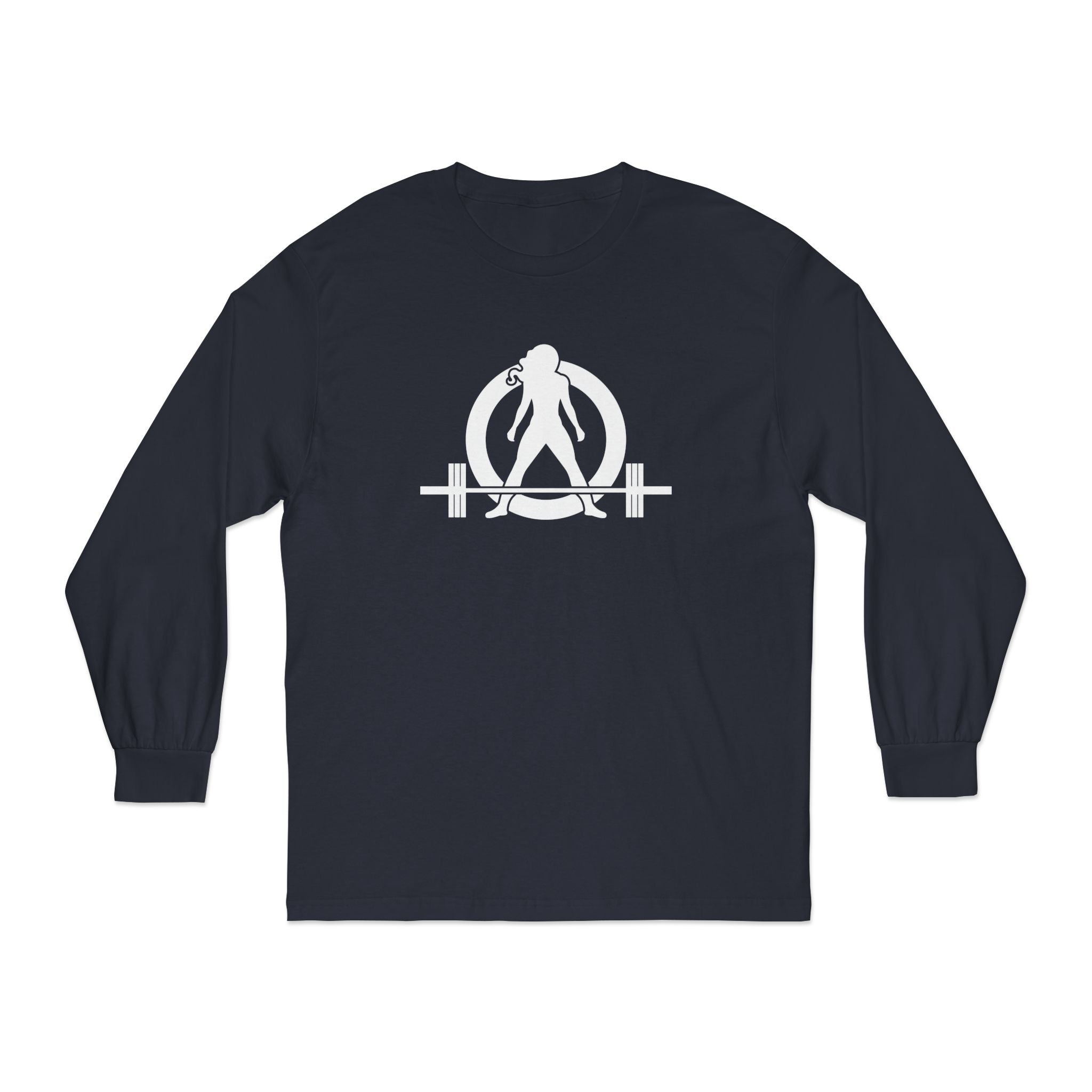 45 + 45 = 135 - Unisex Classic Long Sleeve T-Shirt - White Print on Front & Back